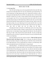 Phân tích hiệu quả hoạt động kinh doanh, hoạt động tín dụng 