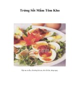 Tài liệu Trứng Sốt Mắm Tôm Kho pptx
