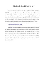 Tài liệu Khỏe và đẹp kiểu trời ơi pptx