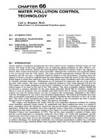 Tài liệu WATER POLLUTION CONTROL TECHNOLOGY pptx
