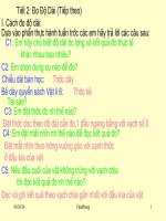 Bài giảng Đo Độ Dài ( Tiết 2 )