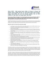 Tài liệu Tài liệu giúp bạn Hiểu biết Sâu hơn về CRM một cách trực quan ppt