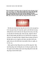 Tài liệu Chăm sóc răng cho trẻ nhỏ pdf