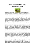 Tài liệu Quản lý nước lúa Đông Xuân giai đọan thu hoạch pdf