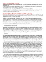 Gián án Sửa một số lỗi hệ thống win