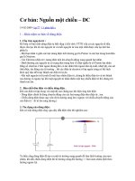 Tài liệu Cơ bản: Nguồn một chiều – DC doc
