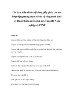 Tài liệu Gia hạn, điều chỉnh nội dung giấy phép cho các hoạt động trong phạm vi bảo vệ công trình thuỷ lợi thuộc thẩm quyền giải quyết của Bộ Nông nghiệp và PTNT pdf