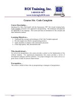 Tài liệu Code 316: Code Complete docx