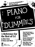 [Học chơi piano] Piano for dummies 
