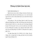 Tài liệu Phòng trị bệnh than hại mía docx