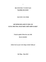 Mô hình hóa đối tượng 3d bằng phương pháp biểu duễn biên b rep 