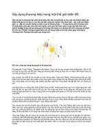 Tài liệu Xây dựng thương hiệu trong một thế giới biến đổi docx