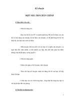 Tài liệu Kể chuyện - MỘT NHÀ THƠ CHÂN CHÍNH (2) doc