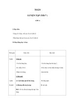 Tài liệu TOÁN 4 - LUYỆN TẬP (Tiết 7 ) docx