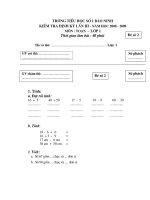 Bài giảng KT de 2