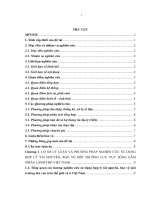 Nghiên cứu sử dụng hợp lý tài nguyên, bảo vệ môi trường lưu vực sông gâm 