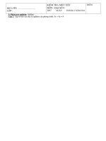 Tài liệu kiểm tra đsố 9 chuong 3