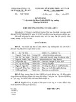 Bài soạn QUYẾT ĐỊNH BTC HKPĐ