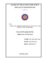 Chiến lược marketing nhằm nâng cao năng lực cạnh tranh của siêu thị ORIMARK 