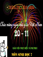 Gián án Bai 21.Tiet 22 Dac diem chung va vai tro cua than mem