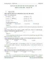 Tài liệu Hướng dẫn giải chi tiết đề thi đại học môn hóa học khối A năm 2008 docx