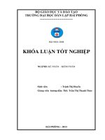 Hoàn thiện tổ chức công tác kế toán doanh thu, chi phí và xác định kết quả kinh doanh tại công ty cổ phần xây dựng số 3 hải phòng 