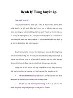 Tài liệu Bệnh lý Tăng huyết áp docx