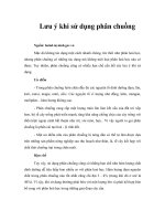 Tài liệu Lưu ý khi sử dụng phân chuồng ppt