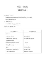 Tài liệu Tóan - Luyện tập chia cho số có 3 chữ số ppt