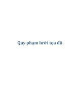 Tài liệu Quy phạm lưới tọa độ docx