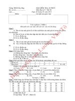 Bài giảng Tiết 50, Đại số 7. Có ma trận