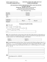 Đề và Hướng dẫn chấm Casio lớp 8 - Hồng Ngự năm 2009
