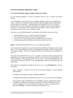 Tài liệu License Trouble Shooting Guide - Network - CID key docx