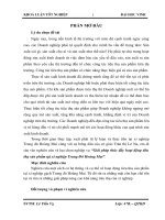 Giải pháp thúc đẩy hoạt động tiêu thụ sản phẩm tại xí nghiệp trung đô hoàng mai 