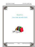 Tài liệu Chuyên đề tốt nghiệp: Giao thức nội miền IGRP doc