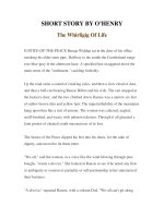 Tài liệu LUYỆN ĐỌC TIẾNG ANH QUA TÁC PHẨM VĂN HỌC-SHORT STORY BY O’HENRY The Whirligig Of Life doc