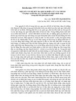 MỘT số vấn đề rút RA KHI NGHIÊN cứu tác PHẨM “từ phục vụ đến duy trì cải thiện nền hành chính công trong một thế giới cạnh tranh” 
