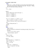 Bài tập và hướng dẫn Pascal THCS 1 