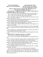 Đán án những nguyên lý cơ bản mác lênin   nhạc viện 2  kỳ 1 2012 2013 