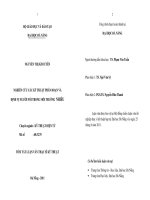 Nghiên cứu các kỹ thuật phân đoạn và định vị người nói trong môi trường nhiễu 