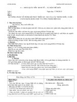 Bài soạn Giáo án địa lý 11