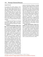 Tài liệu Color Atlas of Pharmacology (Part 25): Therapy of Selected Diseases pptx