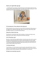 Tài liệu Mẹo hay cho người buồn ngủ ngày pptx