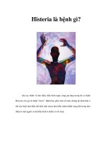 Tài liệu Histeria là bệnh gì? ppt