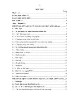 TỔNG QUAN về MẠNG cảm NHẬN KHÔNG dây 