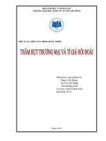 Thâm hụt thương mại và tỷ số hối đoái 