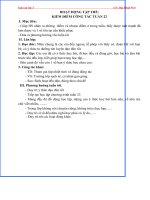 Bài soạn GA LOP 3 TUAN 23 NGAN LAM