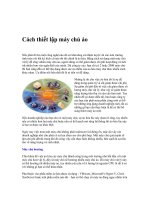 Tài liệu Cách thiết lập máy chủ ảo pptx