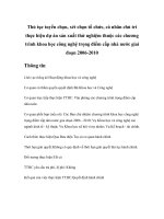 Tài liệu Thủ tục tuyển chọn, xét chọn tổ chức, cá nhân chủ trì thực hiện dự án sản xuất thử nghiệm thuộc các chương trình khoa học công nghệ trọng điểm cấp nhà nước giai đoạn 2006-2010 docx