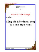 Tài liệu Báo cáo tốt nghiệp: